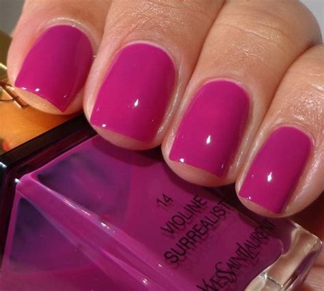 violette surrealiste ysl nail polish|YSL la laque nail varnish.